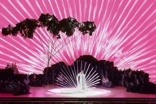 80 minutes installation opera in one act. A woman in search of an unattainable ideal in a world activated by her voice.  2019 MGM Cotai theatre, Macau, China Performed by Qian Yi, John Holiday, Joshua Dennis, Joo Won Kang, Ao Li